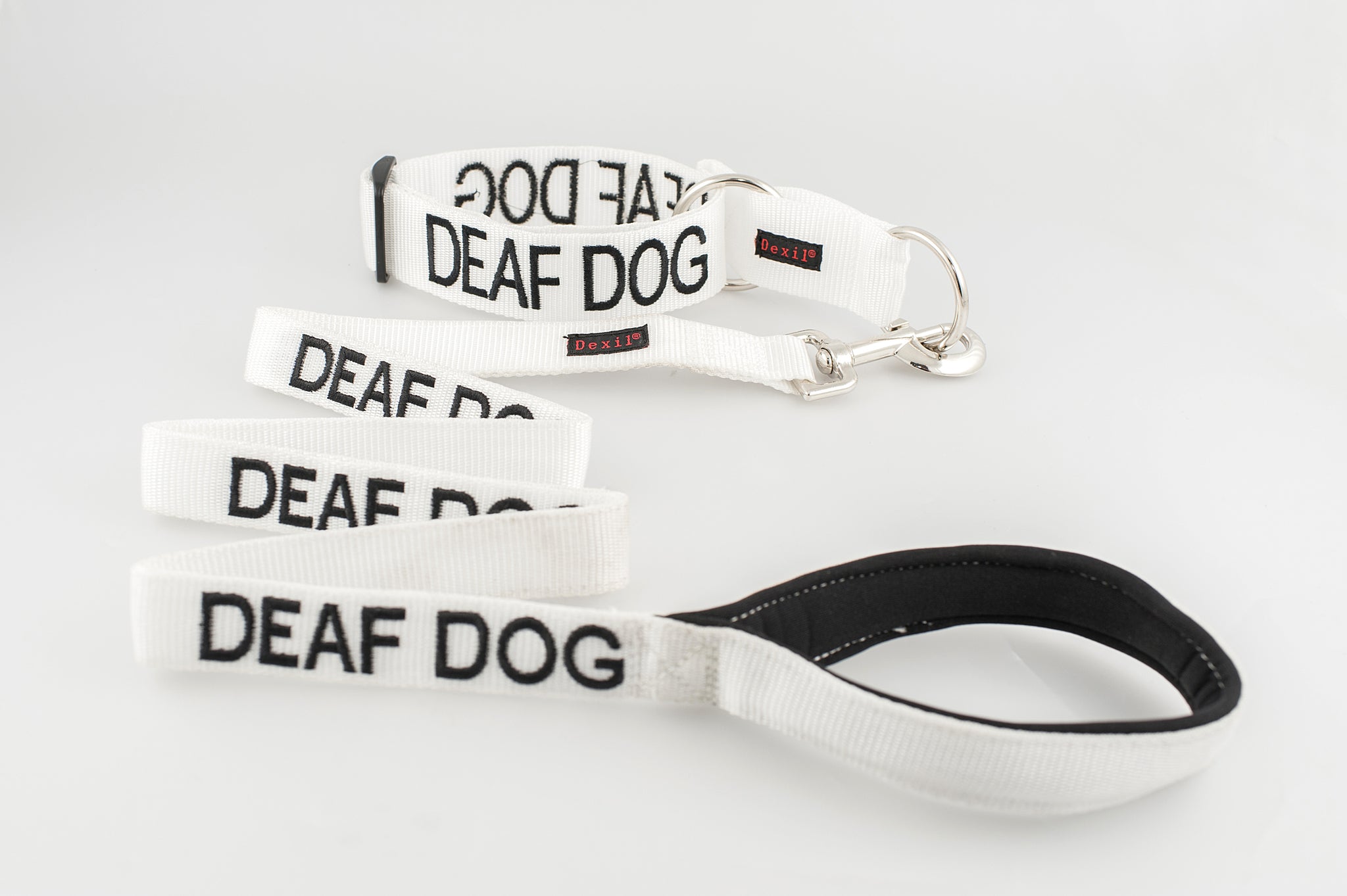 Deaf dog collar top